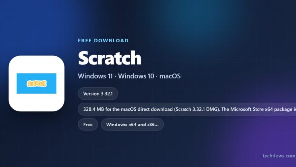 Download Scratch for PC, Windows 11/10 & Mac (Free)