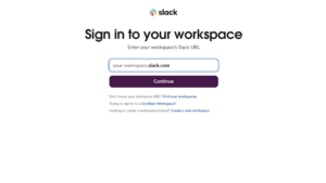 Sign In To Your Slack Workspace