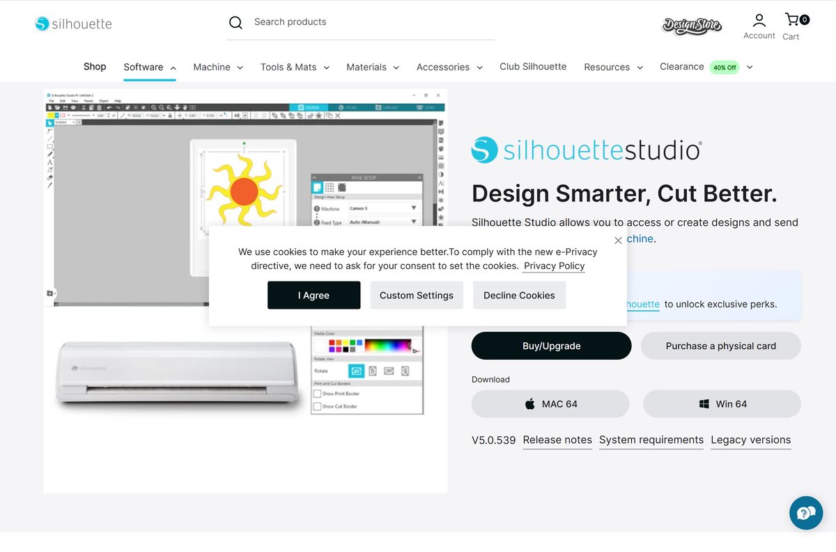Silhouette Studio edition upgrade prices from the Basic edition