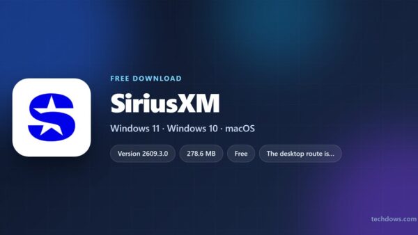 Download SiriusXM for PC, Windows 11/10 & Mac (Free Trial)