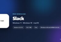 Slack version, download size and supported systems