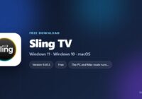 Sling TV logo beside supported browser versions and monthly plan prices