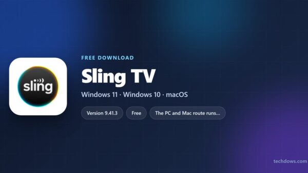 Download Sling TV for PC, Windows 11/10 & Mac (Free App)