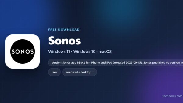 Download Sonos App for PC, Windows 11/10 & Mac (Free)