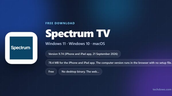 Download Spectrum TV App for PC, Windows 11/10 & Mac