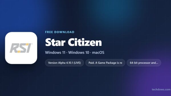 Download Star Citizen for PC, Windows 11 and 10 (Latest Version)