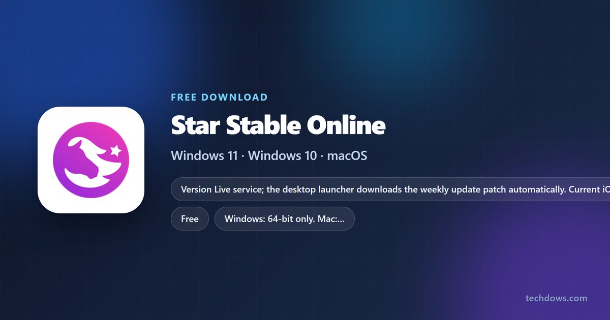 Star Stable Online platforms, requirements and price at a glance