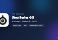 SteelSeries GG logo with supported systems and price