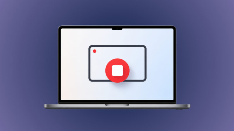 Stop Screen Recording on Mac