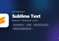 Sublime Text download card with build, size and supported systems