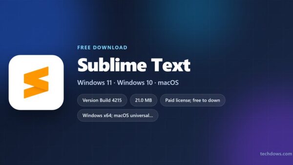 Download Sublime Text for PC, Windows 11/10 & Mac (Free Trial)