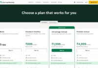 SurveyMonkey pricing page comparing the free Basic plan with paid tiers