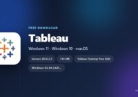 Tableau Desktop version, installer sizes and supported systems