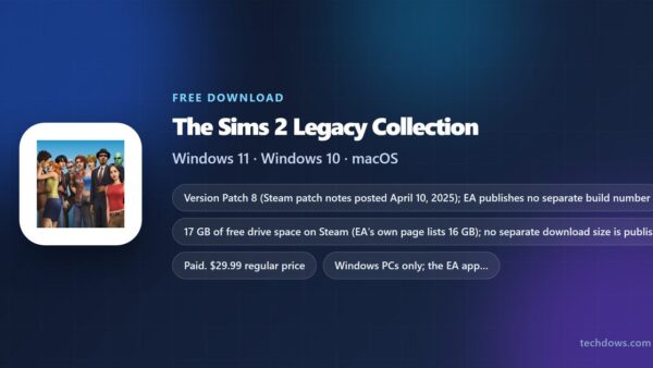 Download The Sims 2 Legacy Collection for PC, Windows 11/10