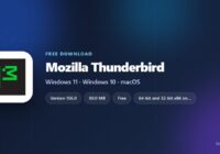 Mozilla Thunderbird download version, size and licence at a glance
