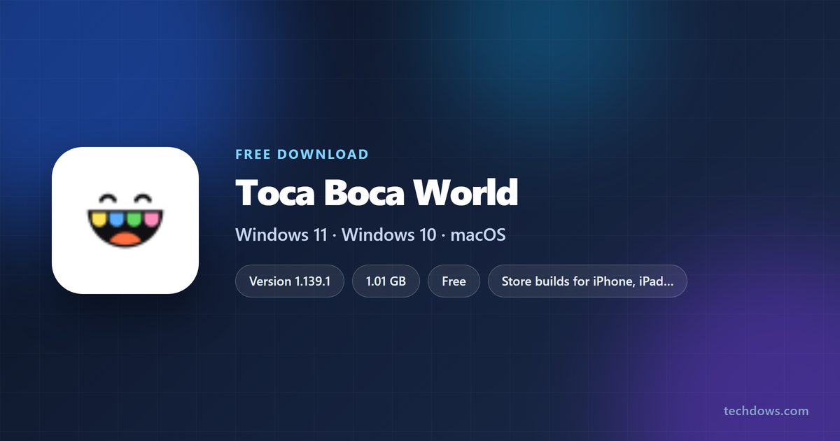 Toca Boca World price, size and supported devices at a glance