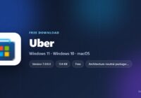 Uber version, download size, supported systems and licence at a glance
