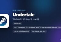 Undertale price, supported systems and official download stores