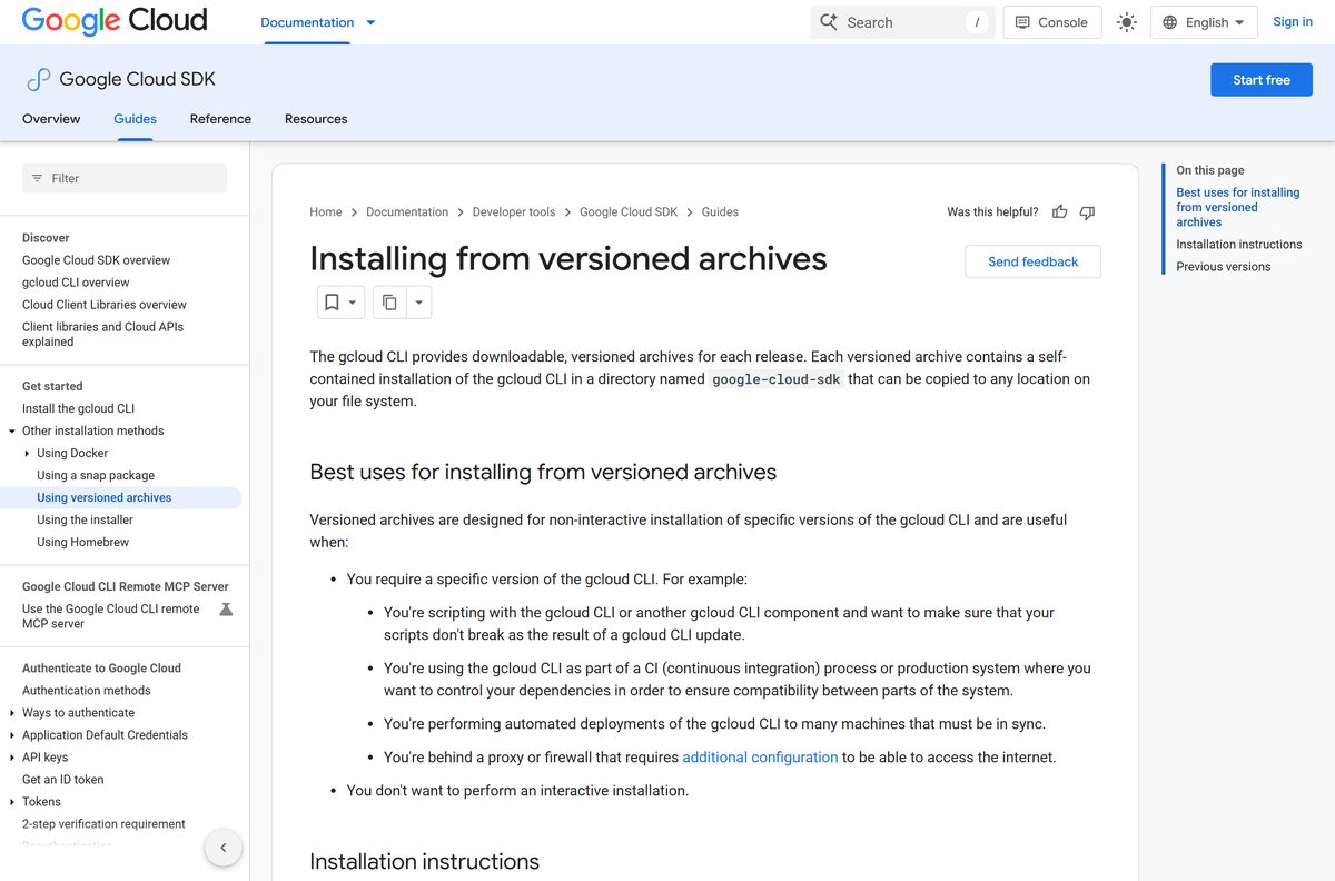 Archive table listing packages, sizes and SHA256 checksums
