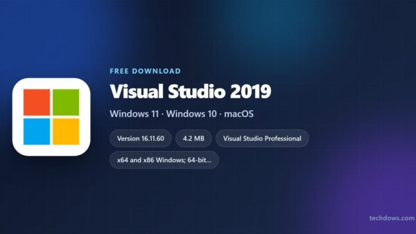 Download Visual Studio 2019 for PC, Windows 11/10 (Free Trial)