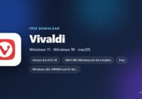 Vivaldi installer sizes, version and supported systems