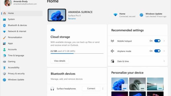 How to find ease of access Windows 11