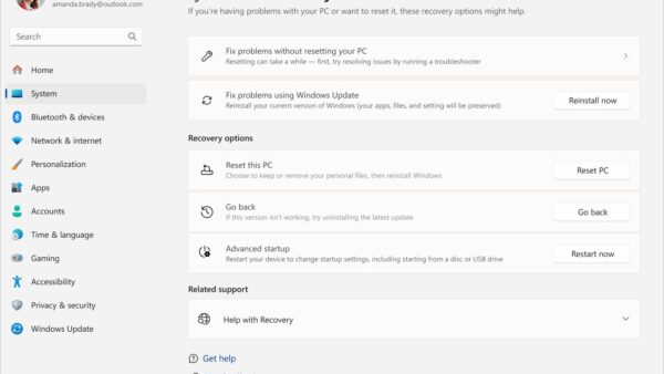 How to reset all settings Windows 11
