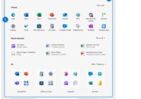 Windows 11 Start menu with Pinned, account, folders and power areas numbered