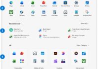 Windows 11 Start menu with pinned apps and account row labeled