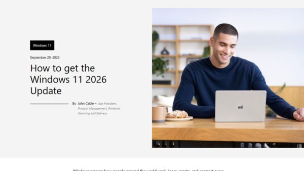 Windows 11 version 26H2: what you need to know about Microsoft’s feature update for your PC