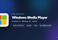 Windows Media Player icon with version, download size and supported systems