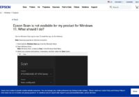 Windows Scan app window listing an Epson ET-4760 scanner
