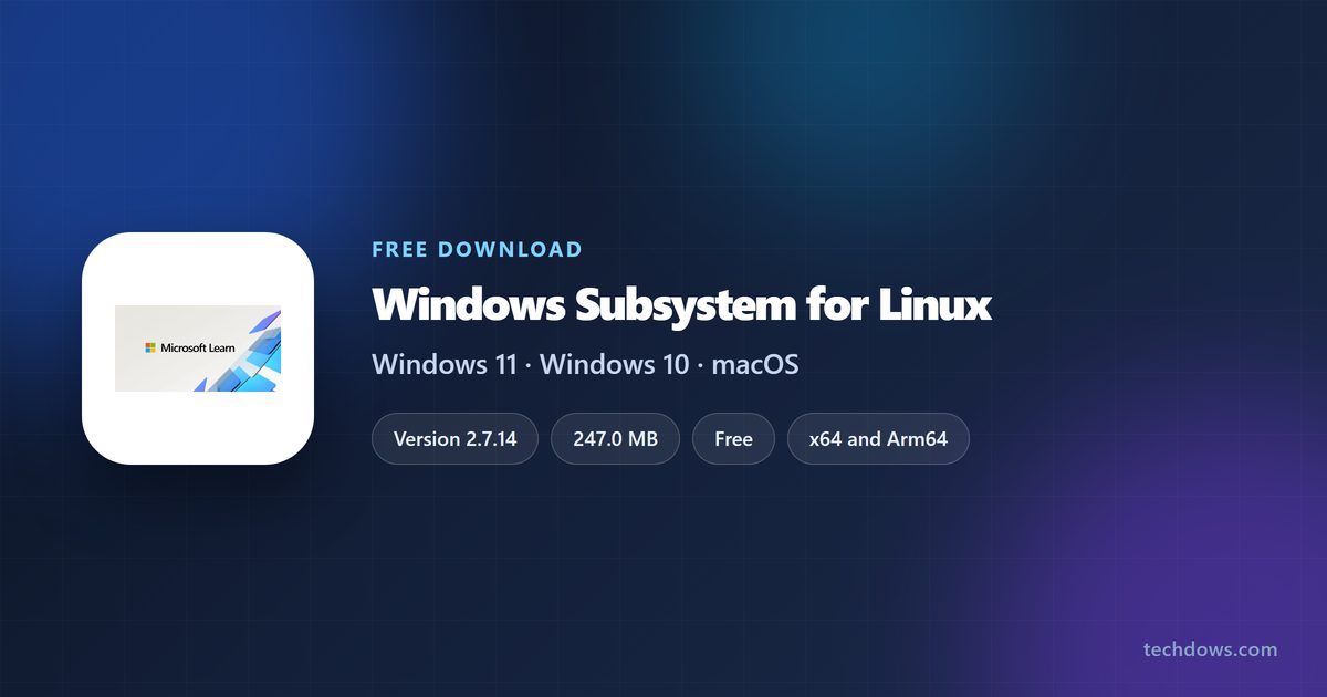 Windows Subsystem for Linux price, supported builds and official sources