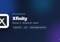Xfinity Stream logo beside supported browsers and system requirements