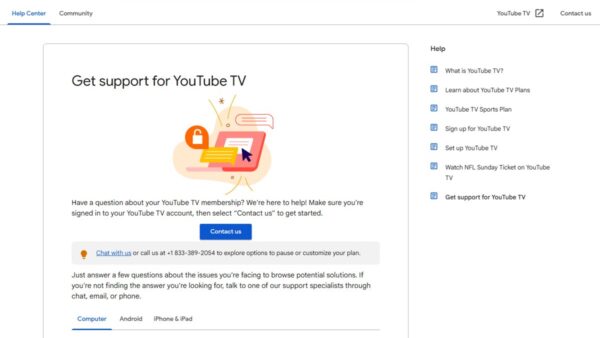 How to Call YouTube TV Customer Service