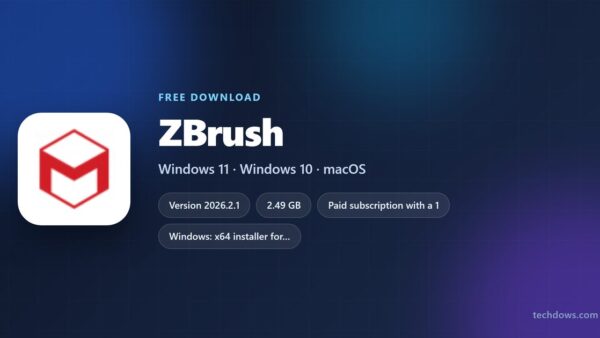 Download ZBrush for PC, Windows 11/10 & Mac (Free Trial)