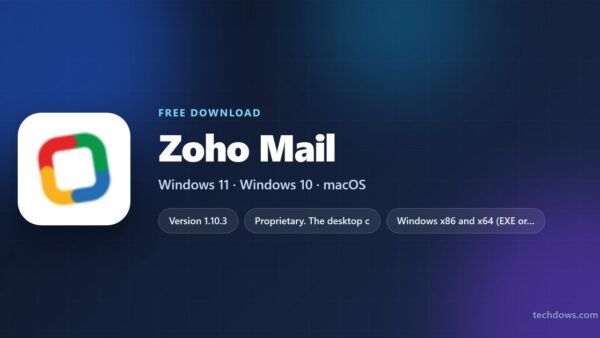 Download Zoho Mail for PC, Windows 11/10 & Mac (Free Plan)