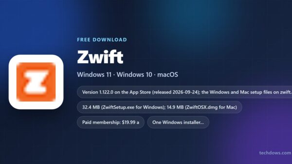 Download Zwift for PC, Windows 11/10 & Mac (Free Trial)