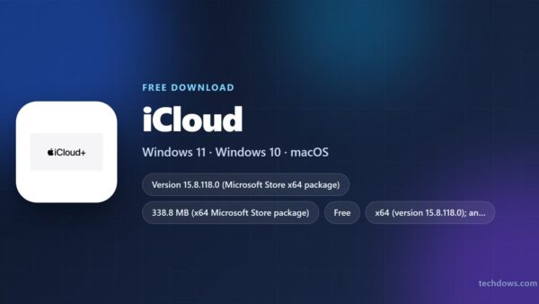 Download iCloud for PC, Windows 11/10 (Free, Built into Mac)