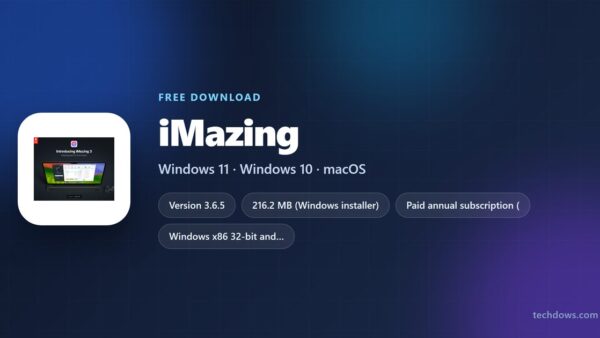 Download iMazing for PC, Windows 11/10 & Mac (Free Trial)