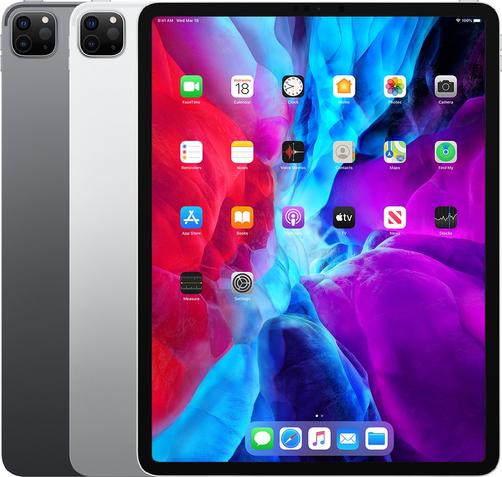 iPad Pro 12.9-inch showing its Home Screen app icons