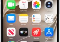 iPhone Home Screen with the gray Settings gear icon visible