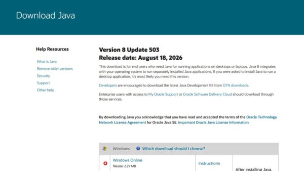 Java JRE latest version: Download & Install [32-bit, 64-bit]