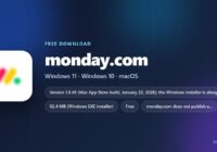 monday.com desktop app price, download sizes and supported systems