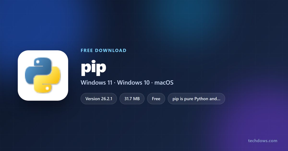 pip card listing version, licence and supported systems
