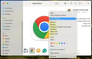 uninstall chrome on mac