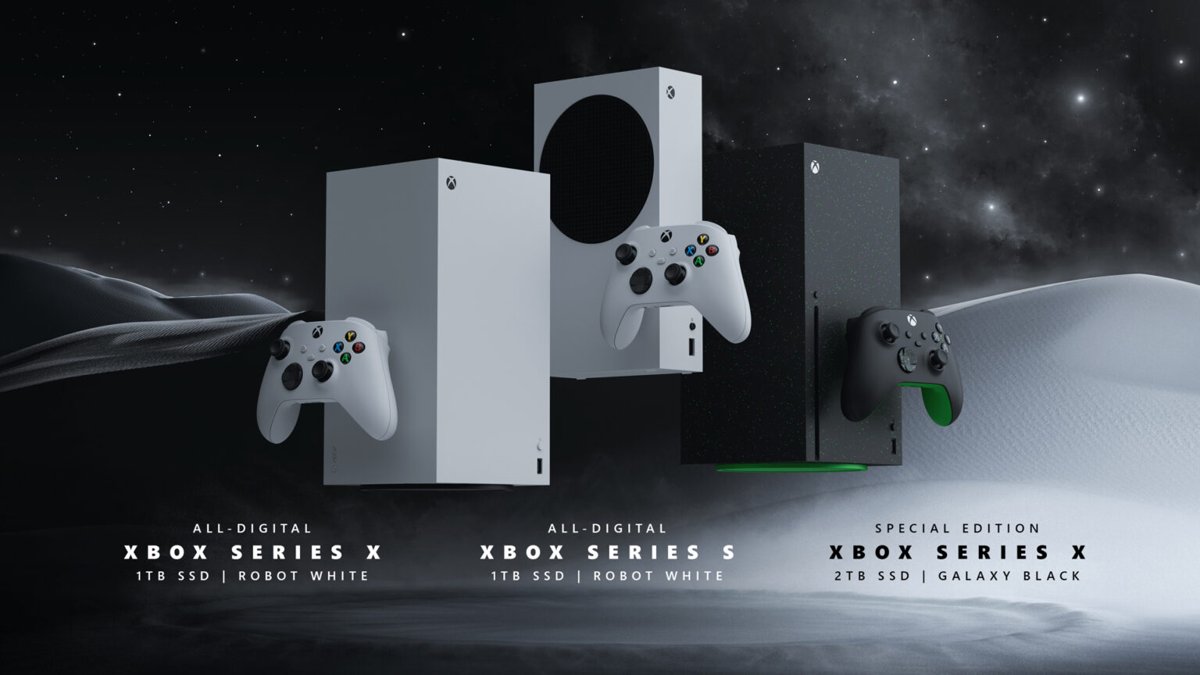 All-digital Series X, all-digital Series S and 2TB Galaxy Black Series X