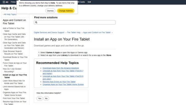 How to download and install apps on Amazon Fire tablet