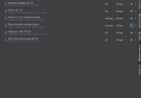 Android Studio Device Manager listing virtual devices with Launch buttons