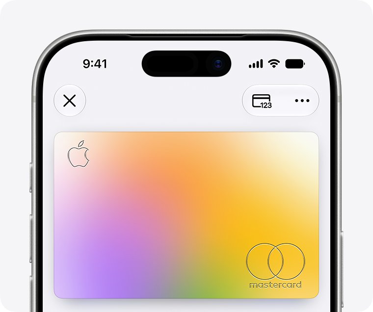 Apple Card shown in the Wallet app on an iPhone